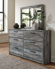 Baystorm Gray Dresser, Mirror