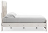 Altyra White Full Panel Bed