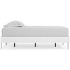 Piperton White Twin Platform Bed