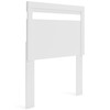 Finch White Twin Panel Headboard