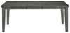 Hallanden Gray Rectangular Butterfly Extension Table