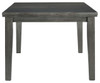 Hallanden Gray Rectangular Butterfly Extension Table