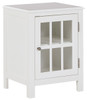 Opelton White Accent Cabinet