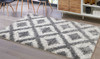 Junette Cream/Gray Large Rug