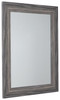 jACEE Antique Gray Accent Mirror