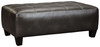 Nokomis Charcoal 3 Pc. LAF Sofa, RAF Corner Chaise Sectional, Accent Ottoman