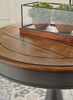 Mirimyn Gray/Brown Accent Table