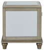 Chevanna Platinum Rectangular End Table