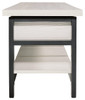 Rhyson White Storage Bench