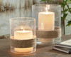 Eudocia Clear Candle Holder Set (2/CN)