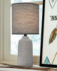 Donnford Charcoal Ceramic Table Lamp (1/CN)