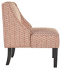 Janesley Orange/Cream Accent Chair