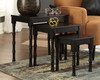 Dasonbury Black Accent Table Set (3/CN)