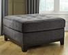 Reidshire Steel Oversized Accent Ottoman