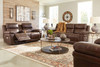 Edmar Chocolate 2 Pc. Power Reclining Sofa with Adjustable Headrest, Power Reclining Loveseat/CON/Adjustable Headrest