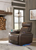 Screen Time Walnut Power Recliner