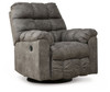 Derwin Concrete Swivel Glider Recliner