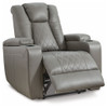 Mancin Gray Zero Wall Recliner