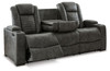 Soundcheck Storm Pwr Rec Sofa With Adj Headrest