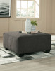 Lucina Charcoal Oversized Accent Ottoman