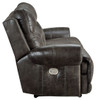 Grearview Charcoal 2 Seat Power Reclining Sofa ADJ HDREST