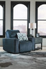 Paulestein Denim 3 Pc. Power Sofa, Loveseat, Recliner