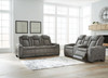 Next-gen Durapella Slate 3 Pc. Power Sofa, Loveseat, Recliner