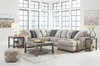Ardsley Pewter Left Arm Facing Loveseat, Wedge, Armless Loveseat, Right Arm Facing Corner Chaise Sectional