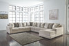 Ardsley Pewter LAF Sofa, Wedge, Armless Chair, Armless Loveseat, RAF Corner Chaise Sectional & Accent Ottoman