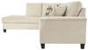 Abinger Natural Left Arm Facing Chaise Sleeper 2 Pc Sectional