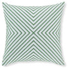 Bellvale Green / White Pillow (4/CS)