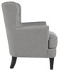Romansque Light Gray Accent Chair
