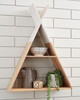 Cadelaria White / Natural Wall Shelf