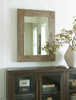 Waltleigh Distressed Brown Accent Mirror