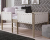 Wrenalyn White / Brown / Beige Twin Loft Bed Frame