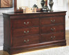 Alisdair Dark Brown Dresser, Mirror