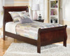 Alisdair Dark Brown 4 Pc. Dresser, Mirror, Twin Sleigh Bed