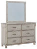 Hollentown Whitewash Dresser, Mirror