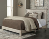 Hollentown Whitewash Queen Panel Bed