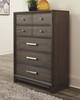 Brueban Rich Brown 8 Pc. Dresser, Mirror, Chest, California King Panel Bed with 2 Storage Drawers, 2 Nightstands