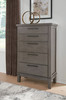 Hallanden Gray 6 Pc. Dresser, Mirror, Chest, King Panel Bed With Storage
