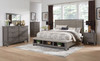 Hallanden Gray Queen Panel Bed With Storage