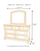 Porter Rustic Brown 5 Pc. Dresser, Mirror & Queen Sleigh Storage Bed