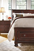 Porter Rustic Brown California King Sleigh Bed