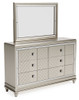 Chevanna Platinum Dresser, Mirror