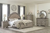 Lodenbay Antique Gray California King Panel Bed