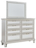 Lindenfield Silver Dresser, Mirror