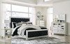 Lindenfield Black / Silver King Upholstered Bed
