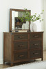 Wyattfield Two-tone 7 Pc. Dresser, Mirror, King Panel Bed with 2 Storage Drawers, 2 Nightstands