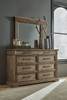 Markenburg Brown 6 Pc. Dresser, Mirror, Chest, Queen Panel Bed